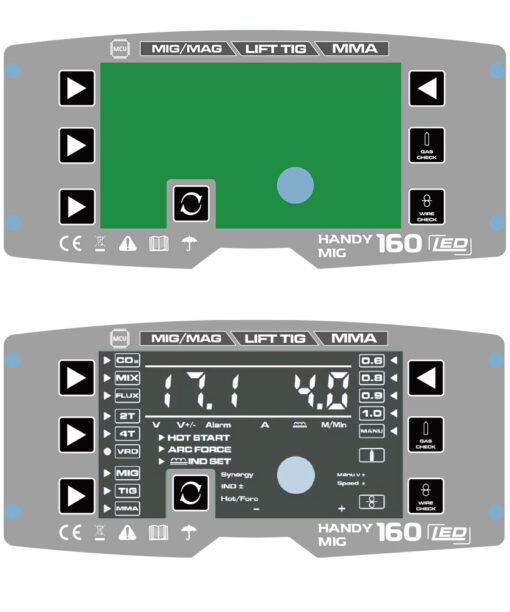 ALFAWELD HANDY MIG 160 LED Synergic inverteres hegesztőgép MIG munkakábel :  MIG munkakábel - Image 3